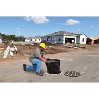 Bac de r&eacute;tention rond Ultra-Drain Guard avec orifice de trop-plein, Huile & s&eacute;diments, 22" - 25" lo x 22" - 25" la Infinity Industrial Services Inc.