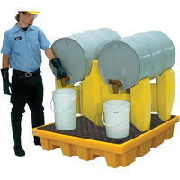Ultra-Drum Rack 2-Drum Containment System without Drain, 53" L x 53" W x 44.8" H, 1500 US gal. Capacity Infinity Industrial Services Inc.