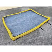 Small Ultra-Filter Pad, 0.8 US gal. Capacity, 2.5' W x 2' L x 3" H, Foam Wall Infinity Industrial Services Inc.