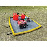 Small Ultra-Filter Pad, 0.8 US gal. Capacity, 2.5' W x 2' L x 3" H, Foam Wall Infinity Industrial Services Inc.