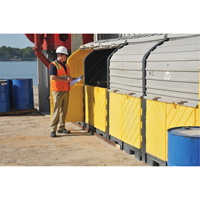 P16 Plus Ultra-Hard Top Spill Pallets&reg; without Drain, 250" L x 79" W x 62" H, 9000 lbs. Load Capacity Infinity Industrial Services Inc.