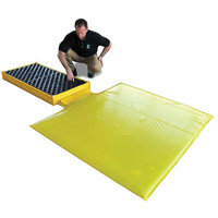 2-Drum Flexible Ultra-Spill Deck&reg; Bladder System, 88 US gal. Spill Capacity, 48" x 27" x 5" Infinity Industrial Services Inc.