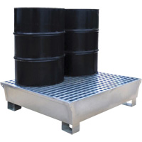 Ultra-Spill Pallet en acier, 2 barils, Capacit&eacute; de d&eacute;versement 68 gal. US, 47,2" x 31,4" x 17,4" Infinity Industrial Services Inc.