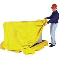 Ultra-Spill Pallet P4 Plus, b&acirc;che de recouvrement Infinity Industrial Services Inc.