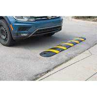 Speed Bump Kit, Rubber, 4' L x 11" W x 2" H Infinity Industrial Services Inc.