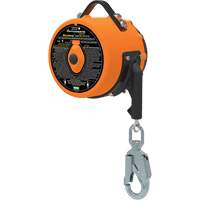Latchways Sealed Self-Retracting Lanyard, 85', 1 Leg, Stainless Steel Cable, Snap Hook Harness Connector Infinity Industrial Services Inc.
