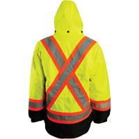 7-in-1 Jacket, Polyester, High Visibility Orange, Small Infinity Industrial Services Inc.