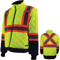 Freezer Jacket, Polyester, High Visibility Orange, Small Infinity Industrial Services Inc.