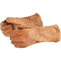 Gants de soudage bruns de luxe Endura 505BS, Cuir de vache refendu, Taille Grand Infinity Industrial Services Inc.