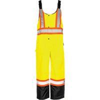TO1 Winter Traffic Overalls, Polyester, Small, Black/High Visibility Lime-Yellow Infinity Industrial Services Inc.
