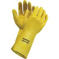 Dura-Fit Reusable Gloves, Size Small/7, 12" L, Latex, Flock-Lined Inner Lining, 20-mil Infinity Industrial Services Inc.