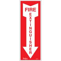 Enseigne Fire Extinguisher, 5" x 14", Vinyle, Anglais avec pictogramme Infinity Industrial Services Inc.