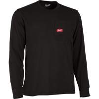 Gridiron Long-Sleeved Pocket-T-Shirt, Men's, Small, Black Infinity Industrial Services Inc.