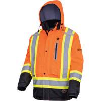 5407 Waterproof Insulated Heated Safety Jacket, Men's, Small, High-Visibility Orange Infinity Industrial Services Inc.