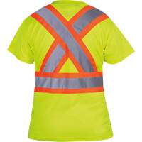 6949 T-shirt de s&eacute;curit&eacute; en il-de-perdrix pour femme, Polyester, T-petit, Jaune lime haute visibilit&eacute; Infinity Industrial Services Inc.