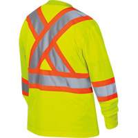 6969 Chandail de s&eacute;curit&eacute; &agrave; manches longues en il-de-perdrix pour femme, Polyester, T-petit, Jaune lime haute visibilit&eacute; Infinity Industrial Services Inc.
