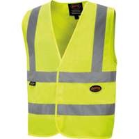 6886 High-Visibility Tricot Safety Vest, High Visibility Lime-Yellow, Small, Polyester Infinity Industrial Services Inc.