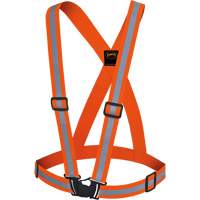 5496 Bretelles de s&eacute;curit&eacute; haute visibilit&eacute;, Orange haute visibilit&eacute;, Couleur r&eacute;fl&eacute;chissante Argent, Taille unique Infinity Industrial Services Inc.
