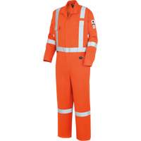 7708A "The Rock" FR-Tech&reg; High Visibility FR/Arc Rated Coveralls, Size 36, High Visibility Orange, 10 cal/cm² Infinity Industrial Services Inc.