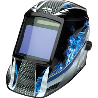 Leadhead&reg; Auto Darkening Welding Helmet, 3.8" L x 3.4" W View Area, 9 - 13 Shade Range Infinity Industrial Services Inc.