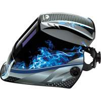 Leadhead&reg; Auto Darkening Welding Helmet, 3.8" L x 3.4" W View Area, 9 - 13 Shade Range Infinity Industrial Services Inc.