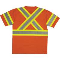Chemise de s&eacute;curit&eacute; &agrave; manches courtes, Coton, T-petit, Orange haute visibilit&eacute; Infinity Industrial Services Inc.
