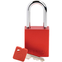 Lockout Padlock, Safety Padlock, Keyed Different, Aluminum, 1-1/2" Width Infinity Industrial Services Inc.
