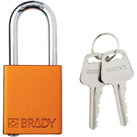 Lockout Padlock, Safety Padlock, Keyed Different, Aluminum, 1-1/2" Width Infinity Industrial Services Inc.