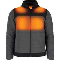 M12 Heated Quietshell Jacket with Battery, Men's, Small, Grey Infinity Industrial Services Inc.