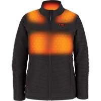 M12 Heated Axis Jacket with Battery, Women's, Large, Black Infinity Industrial Services Inc.