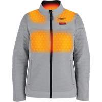 M12 Heated Axis Jacket with Battery, Women's, Small, Grey Infinity Industrial Services Inc.