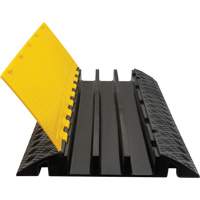 Polyurethane Cable Protector, 3 Channels, 35.43" L x 19.69" W x 3" H Infinity Industrial Services Inc.
