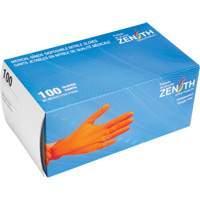 Heavyweight Tactile Grip Examination Gloves, Small, Nitrile, 8-mil, Powder-Free, Orange, Class 2 Infinity Industrial Services Inc.
