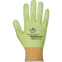 Gants r&eacute;sistant aux coupures haute visibilit&eacute; S18TAXFN, Taille 6, Calibre 18, Rev&ecirc;tement Mousse de nitrile, Enveloppe en TenActiv, ASTM ANSI niveau A9 Infinity Industrial Services Inc.
