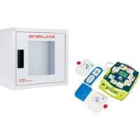 AED Plus&reg; Defibrillator & Wall Cabinet Kit, Semi-Automatic, English, Class 4 Infinity Industrial Services Inc.