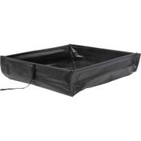 Berme de confinement des d&eacute;versements repliable &agrave; rouler, Capacit&eacute; 34 gal. US, 3' la x 3' lo x 6" h Infinity Industrial Services Inc.