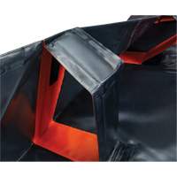 IBX Wall Pop-Up Berm, 1077 US gal. Capacity, 12' W x 12' L x 12" H, Snap-Up Bracket Infinity Industrial Services Inc.