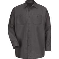 Long Sleeve Industrical Work Shirt, Men's, Medium, Charcoal Infinity Industrial Services Inc.