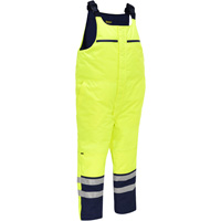 Bisley&reg; Extreme Cold Bib Overall, Polyester, Small, High Visibility Lime-Yellow Infinity Industrial Services Inc.