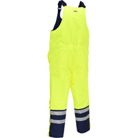 Bisley&reg; Extreme Cold Bib Overall, Polyester, Small, High Visibility Lime-Yellow Infinity Industrial Services Inc.