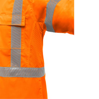 Bisley&reg; X-Back Long Sleeve Work Shirt with X-Airflow, Poly-Cotton, Small, High Visibility Orange Infinity Industrial Services Inc.
