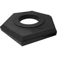 Rubber Channelizer Base, 15 lbs. Infinity Industrial Services Inc.