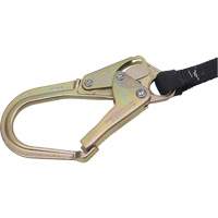 SA-6402-4 Shock Absorbing Lanyard, 4', Form Hook Center, Snap Hook Leg Ends, Polyester Infinity Industrial Services Inc.
