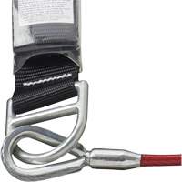 SA-5500-4 Shock Absorbing Lanyard, 4', Snap Hook Center, Snap Hook Leg Ends, Galvanized Steel Infinity Industrial Services Inc.