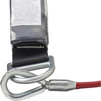 SA-5502-6 Shock Absorbing Lanyard, 6', Form Hook Center, Snap Hook Leg Ends, Galvanized Steel Infinity Industrial Services Inc.