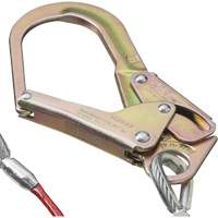 SA-55522-4 PVC-Coated Shock Absorbing Lanyard, 4', Form Hook Center, Snap Hook Leg Ends, Galvanized Steel Infinity Industrial Services Inc.
