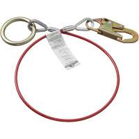 AS-21210-6 6' Cable Anchor with Snap Hook & O-Ring, Sling, Temporary Use Infinity Industrial Services Inc.