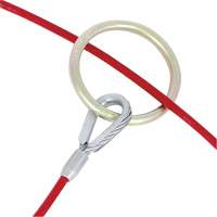 AS-21110-4 4' Cable Anchor with O-Ring Ends, Sling, Permanent Use Infinity Industrial Services Inc.