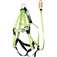 FBH-10000A6440-4 4' Class A Harness & Lanyard with 350 lbs. Capacity, Harness/Lanyard Combo Infinity Industrial Services Inc.