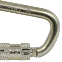 CP-03015-1 Zinc Plated Carabiner with 1" Gate Opening, Steel Infinity Industrial Services Inc.